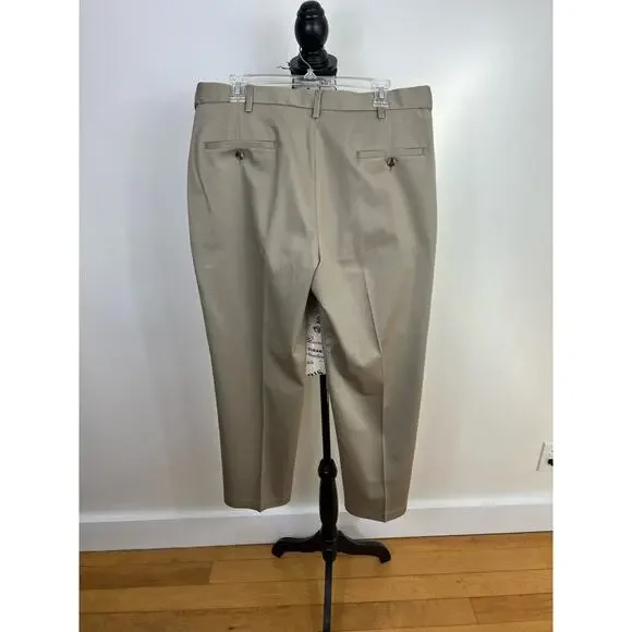 Hagger Classic Fit Tan Khaki Dress pants with pockets - Picture 6 of 9